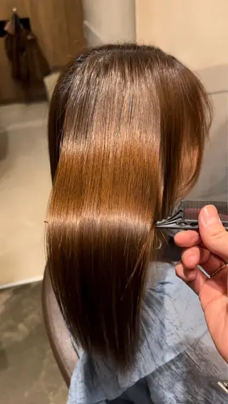 ロング パーマ 髪質改善 すずきひじりのヘアスタイル