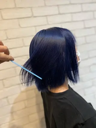 ミディアム カラー ヨシダ フミノリのヘアスタイル