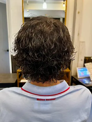 パーマ メンズ アグヘアーシータ所属・🤩メンズカット/ パーマ山本🤩のヘアスタイル