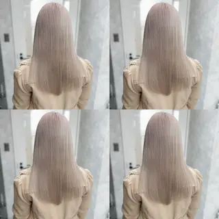 ロング カラー 💎yuto💎 ハイトーン/韓国ヘアのヘアスタイル