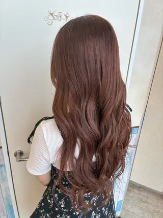 ロング カラー 齋藤 多美のヘアスタイル