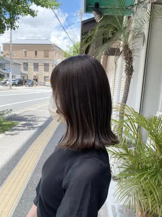 ミディアム 西元 亜由美のヘアスタイル
