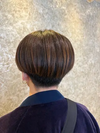 ショート メンズ アベ ミスズのヘアスタイル