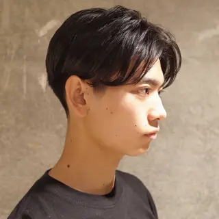 メンズ 🎀調布仙川透明感オ リーブカラー干莉🎀のヘアスタイル