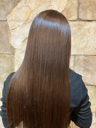 ロング カラー 水島 悠香子のヘアスタイル