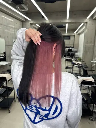 ロング カラー 和木坂 日美のヘアスタイル