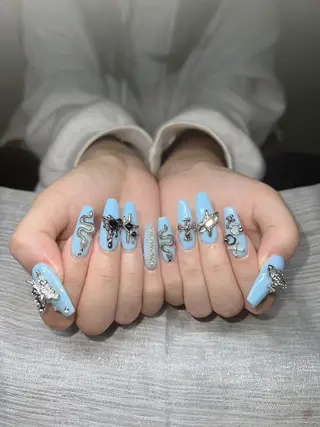 ネイル Lee Nails チップ長さだし専門店のネイルデザイン