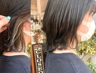 ミディアム カラー 🌈🌸あおき みちる🌟💗のヘアスタイル