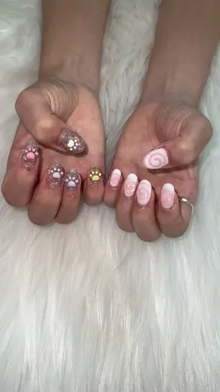 ネイル 黒川 実祐のネイルデザイン