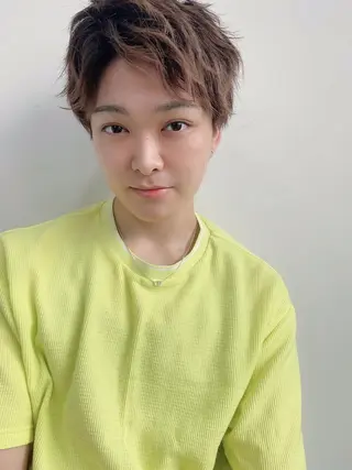 ショート カラー メンズ 【メンズ】 shelterのヘアスタイル