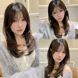 ミディアム 美髪縮毛矯正🤍 髪質改善/Shinaのヘアスタイル