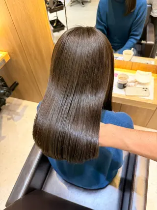 セミロング カラー エクステ/髪質改善 🖤RYUSEI🖤のヘアスタイル