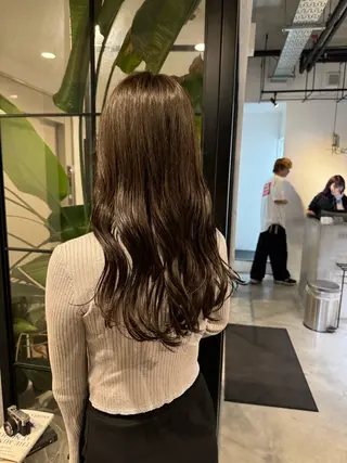 ロング ベージュカラー/新潟 カラー特化/落合優吾のヘアスタイル