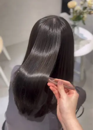 ロング カラー suzuka/透明感 カラー 美髪縮毛矯正のヘアスタイル