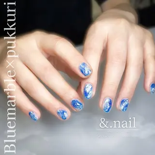 ネイル &.nail/ ニュアンス/持込み可のネイルデザイン