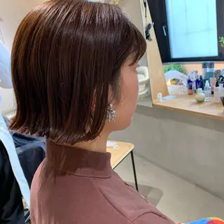 ショート 🍃marina🍃 韓国ヘア/Aujuaのヘアスタイル