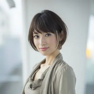 ショート ハピネスフィール宇治店所属・🌿京都丸みショート /小倉徒歩4分/多田のヘアスタイル