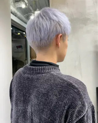 カラー メンズ 🫐寒色系カラー 🫐ヤマナカリリカのヘアスタイル