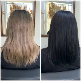 ミディアム カラー 椎葉 祐也のヘアスタイル