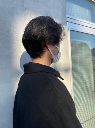 パーマ メンズ 佐伯 和佳のヘアスタイル