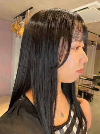 ロング 永宮 采佳のヘアスタイル