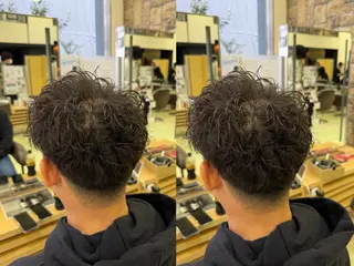 ショート パーマ メンズ シャドウパーマ/ピン パーマ/だいじゅのヘアスタイル