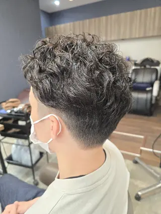 ショート パーマ メンズ 石川(park) ジェウンのヘアスタイル