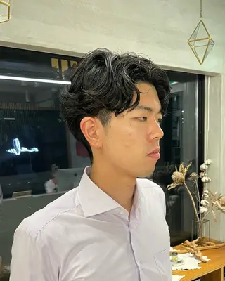 パーマ メンズ 【メンズ特化】 イマダナツミのヘアスタイル