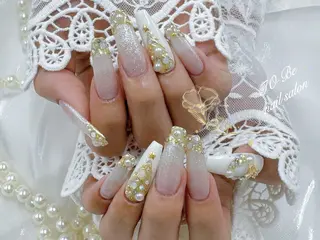 ロング Nail Salon To Be珈月のネイルデザイン