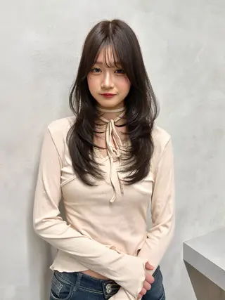 セミロング ⭐️NOAHL大宮 カットモデル募集⭐️のヘアスタイル