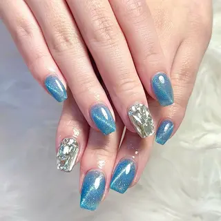 ネイル 🎀erika 長さだし💗モチ最高のネイルデザイン