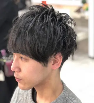 メンズ メンズパーマ特化 👑店長👑間宮👑のヘアスタイル