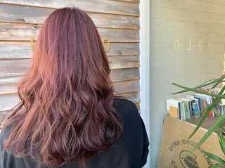 ロング カラー あべ ゆうかのヘアスタイル