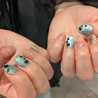 ネイル 6RokuHair（ロクヘアー)所属・門川 茉奈美のネイルデザイン