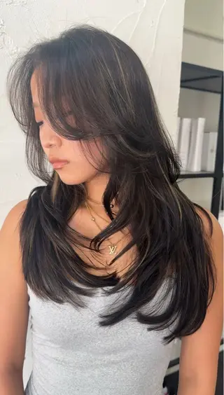 ロング nico. 心斎橋 akariのヘアスタイル