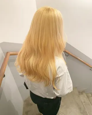 ロング カラー ヘアアレンジ 🎀暖色カラー🎀 ♡yurika♡のヘアスタイル