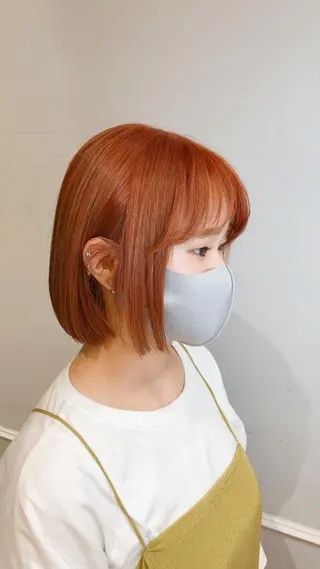 ミディアム 似合わせ艶髪カラー ❤️ハダユミのヘアスタイル