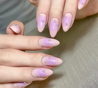 ネイル By moonネイル 🌷ワンホン/韓国風のネイルデザイン