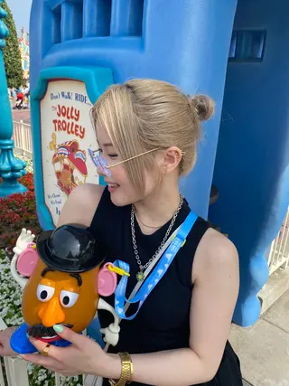 カラー ハッシュカット レイヤー/ juriのヘアスタイル