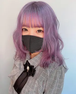 ミディアム カラー Luana 矢場町のヘアスタイル