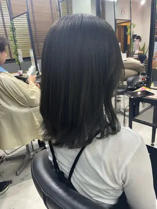 ミディアム カラー s mのヘアスタイル