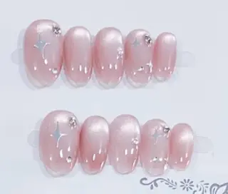 ネイル H3 Nail Tsuki🦋💙のネイルデザイン