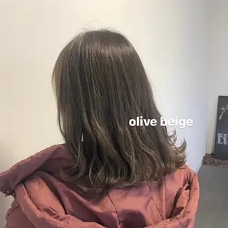 ミディアム カラー GPIP 近藤沙樹のヘアスタイル