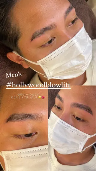 メンズ アイブロウ CAMELLIA カメリアのマツエク・マツパデザイン