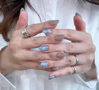 ネイル 🩵NORIKO 上品ネイルが得意🩵のネイルデザイン