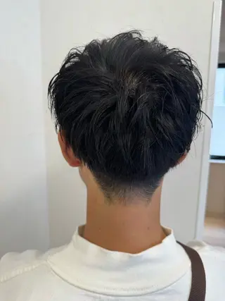 ショート メンズ パーマ/ハイトーン /吉田眞のヘアスタイル