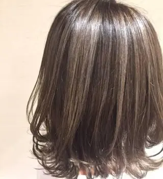 ミディアム カラー 髪質改善 salon セキグチのヘアスタイル