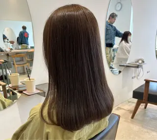 セミロング yunica所属・yunica manaeのヘアスタイル