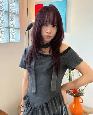 ロング 鍬塚 聖哉のヘアスタイル