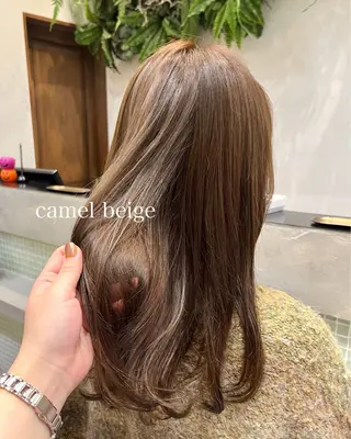 カラー かわいいを＋🎀☘️ 上品hair/ 星愛のヘアスタイル